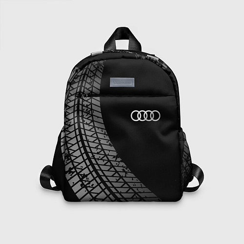 Детский рюкзак Audi tire tracks / 3D-принт – фото 1