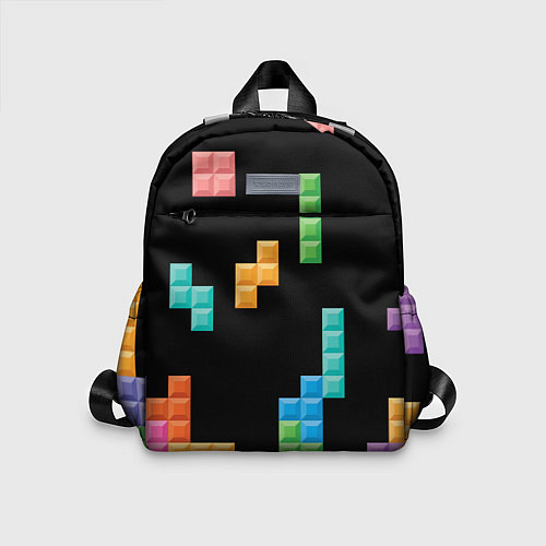 Детский рюкзак Тетрис падающие блоки / 3D-принт – фото 1