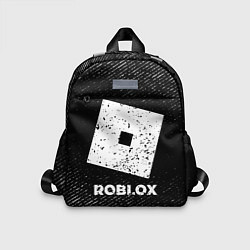 Детский рюкзак Roblox с потертостями на темном фоне
