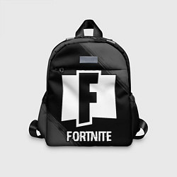 Детский рюкзак Fortnite glitch на темном фоне, цвет: 3D-принт