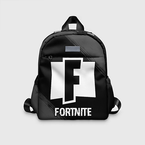 Детский рюкзак Fortnite glitch на темном фоне / 3D-принт – фото 1