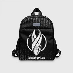 Детский рюкзак Dead Space с потертостями на темном фоне, цвет: 3D-принт
