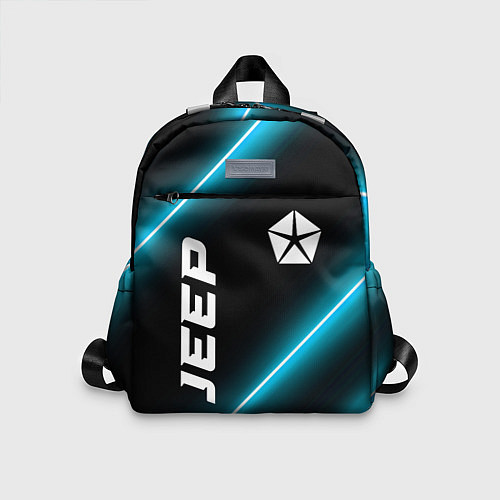 Детский рюкзак Jeep неоновые лампы / 3D-принт – фото 1