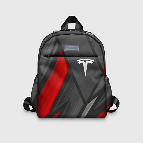 Детский рюкзак Tesla sports racing / 3D-принт – фото 1