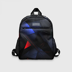Детский рюкзак Black green blue red, цвет: 3D-принт