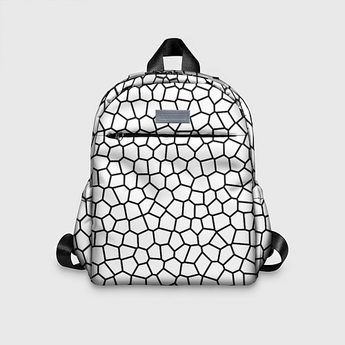 Детский рюкзак Мозаика белый / 3D-принт – фото 1