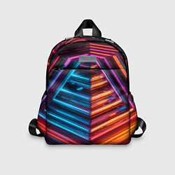 Детский рюкзак Неоновые трубы, цвет: 3D-принт