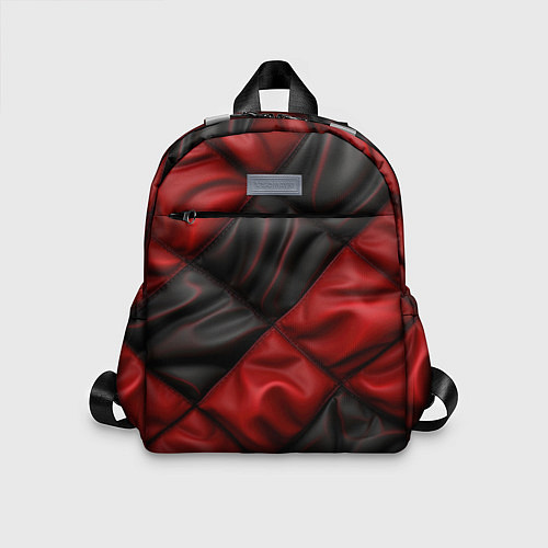 Детский рюкзак Red black luxury / 3D-принт – фото 1