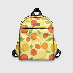 Детский рюкзак Цитрусовый рай, цвет: 3D-принт