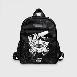 Детский рюкзак Tokyo Ghoul glitch на темном фоне, цвет: 3D-принт