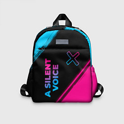 Детский рюкзак A Silent Voice - neon gradient: надпись, символ
