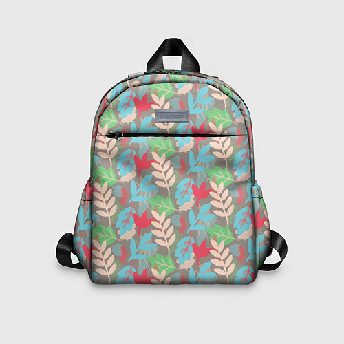 Детский рюкзак Цветные веточки / 3D-принт – фото 1