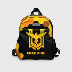 Детский рюкзак Free Fire - gold gradient