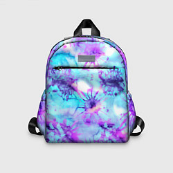 Детский рюкзак Морское дно узор - тай-дай, цвет: 3D-принт