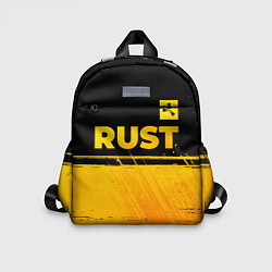 Детский рюкзак Rust - gold gradient: символ сверху, цвет: 3D-принт