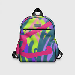 Детский рюкзак Цветастая графика, цвет: 3D-принт
