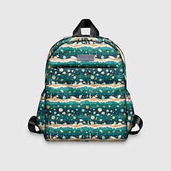 Детский рюкзак Море и ракушки, цвет: 3D-принт