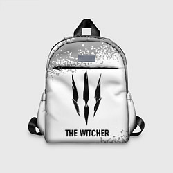 Детский рюкзак The Witcher glitch на светлом фоне