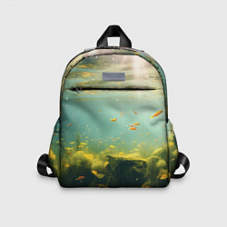 Детский рюкзак Рыбки в море, цвет: 3D-принт