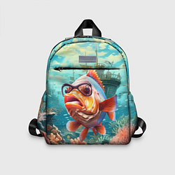 Детский рюкзак Рыбка в озере, цвет: 3D-принт