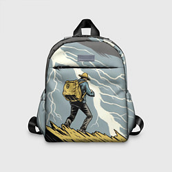 Детский рюкзак Дурак на горе ловит молнию, цвет: 3D-принт