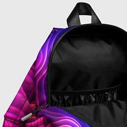 Детский рюкзак Сине-фиолетовый градиент, цвет: 3D-принт — фото 2