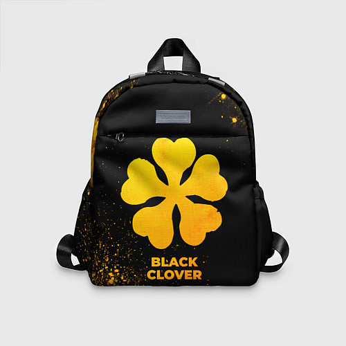 Детский рюкзак Black Clover - gold gradient / 3D-принт – фото 1