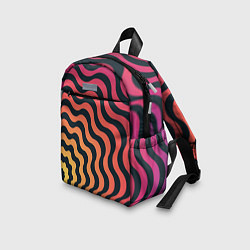 Детский рюкзак Абстрактный градиентовый узор, цвет: 3D-принт — фото 2
