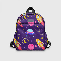Детский рюкзак Космическая тема паттерн, цвет: 3D-принт