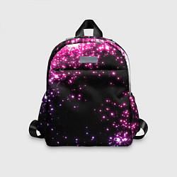 Детский рюкзак Неоновые звезды - neon, цвет: 3D-принт