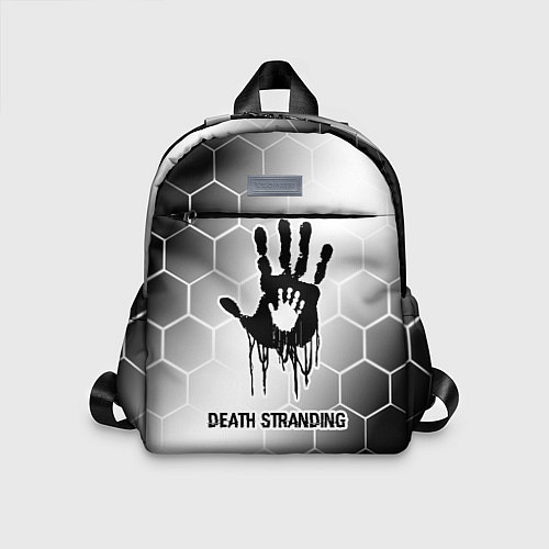 Детский рюкзак Death Stranding glitch на светлом фоне / 3D-принт – фото 1
