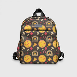 Детский рюкзак Пицца из печи, цвет: 3D-принт