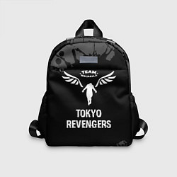 Детский рюкзак Tokyo Revengers glitch на темном фоне