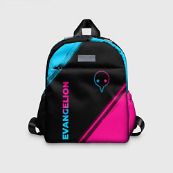 Детский рюкзак Evangelion - neon gradient: надпись, символ