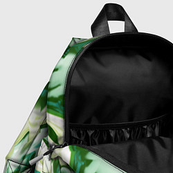 Детский рюкзак Зеленые штрихи, цвет: 3D-принт — фото 2