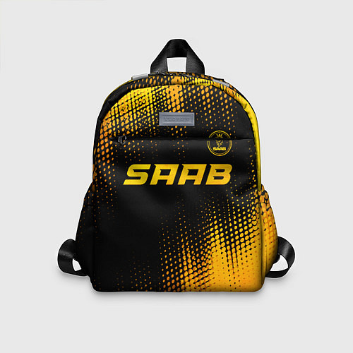 Детский рюкзак Saab - gold gradient: символ сверху / 3D-принт – фото 1