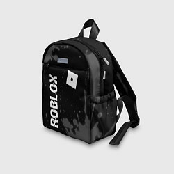Детский рюкзак Roblox glitch на темном фоне: надпись, символ, цвет: 3D-принт — фото 2