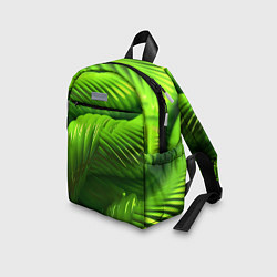 Детский рюкзак Объемный зеленый канат, цвет: 3D-принт — фото 2