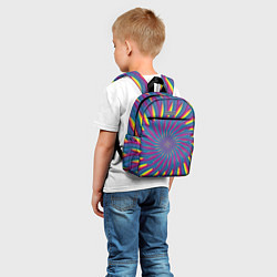 Детский рюкзак Оптическая иллюзия веер, цвет: 3D-принт — фото 2