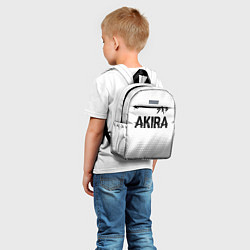Детский рюкзак Akira glitch на светлом фоне: символ сверху, цвет: 3D-принт — фото 2