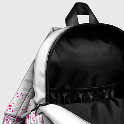 Детский рюкзак Yamaha neon gradient style: символ сверху, цвет: 3D-принт — фото 2