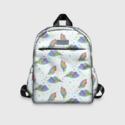 Детский рюкзак Цветные листочки, цвет: 3D-принт