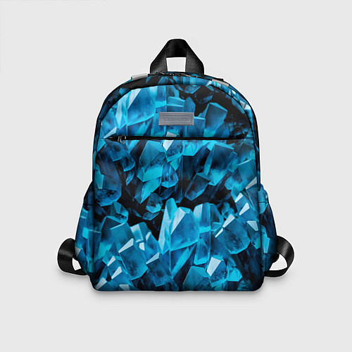 Детский рюкзак Кристаллическая текстура / 3D-принт – фото 1