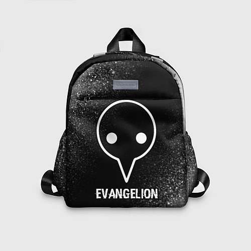 Детский рюкзак Evangelion glitch на темном фоне / 3D-принт – фото 1