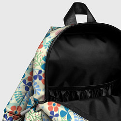 Детский рюкзак Цветочки листочки, цвет: 3D-принт — фото 2
