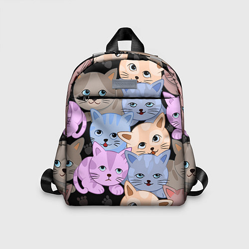 Детский рюкзак Cats party / 3D-принт – фото 1