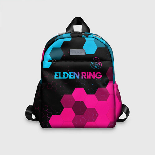 Детский рюкзак Elden Ring - neon gradient: символ сверху / 3D-принт – фото 1
