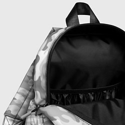 Детский рюкзак Камуфляж серый, цвет: 3D-принт — фото 2