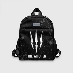 Детский рюкзак The Witcher glitch на темном фоне