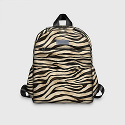 Детский рюкзак Шкура зебры и белого тигра, цвет: 3D-принт